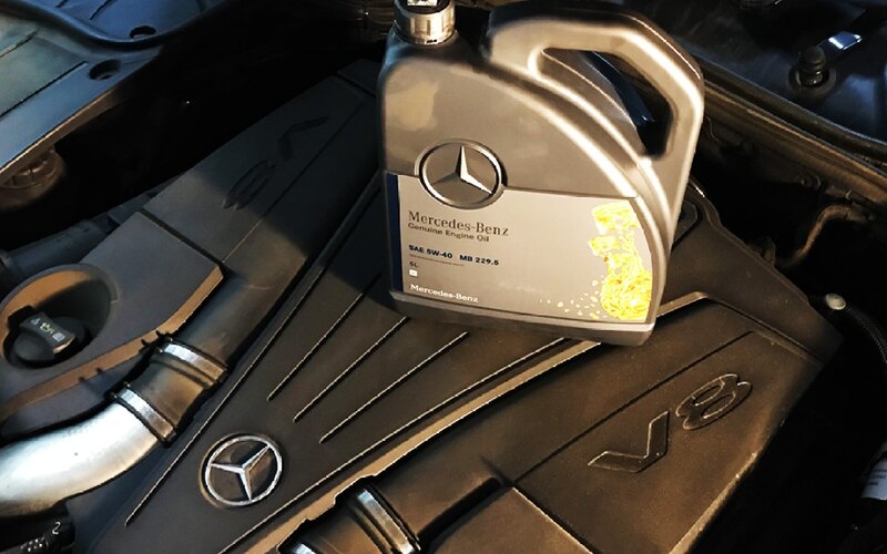 Замена моторного масла Mercedes-Benz